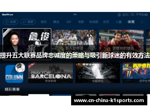 提升五大联赛品牌忠诚度的策略与吸引新球迷的有效方法